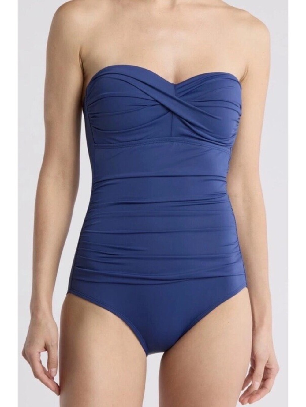 $89 Jantzen One Piece Swimsuit Size 14 Phanteon Blue